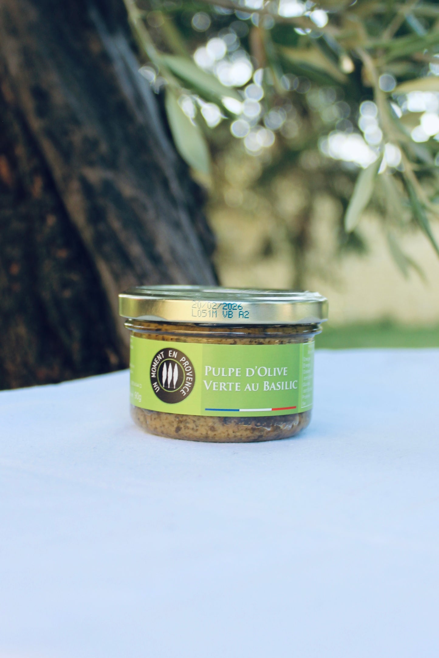 Pulpe d’Olive Verte au Basilic