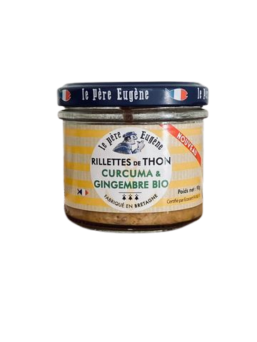 Rillettes de thon, au curcuma & gingembre BIO