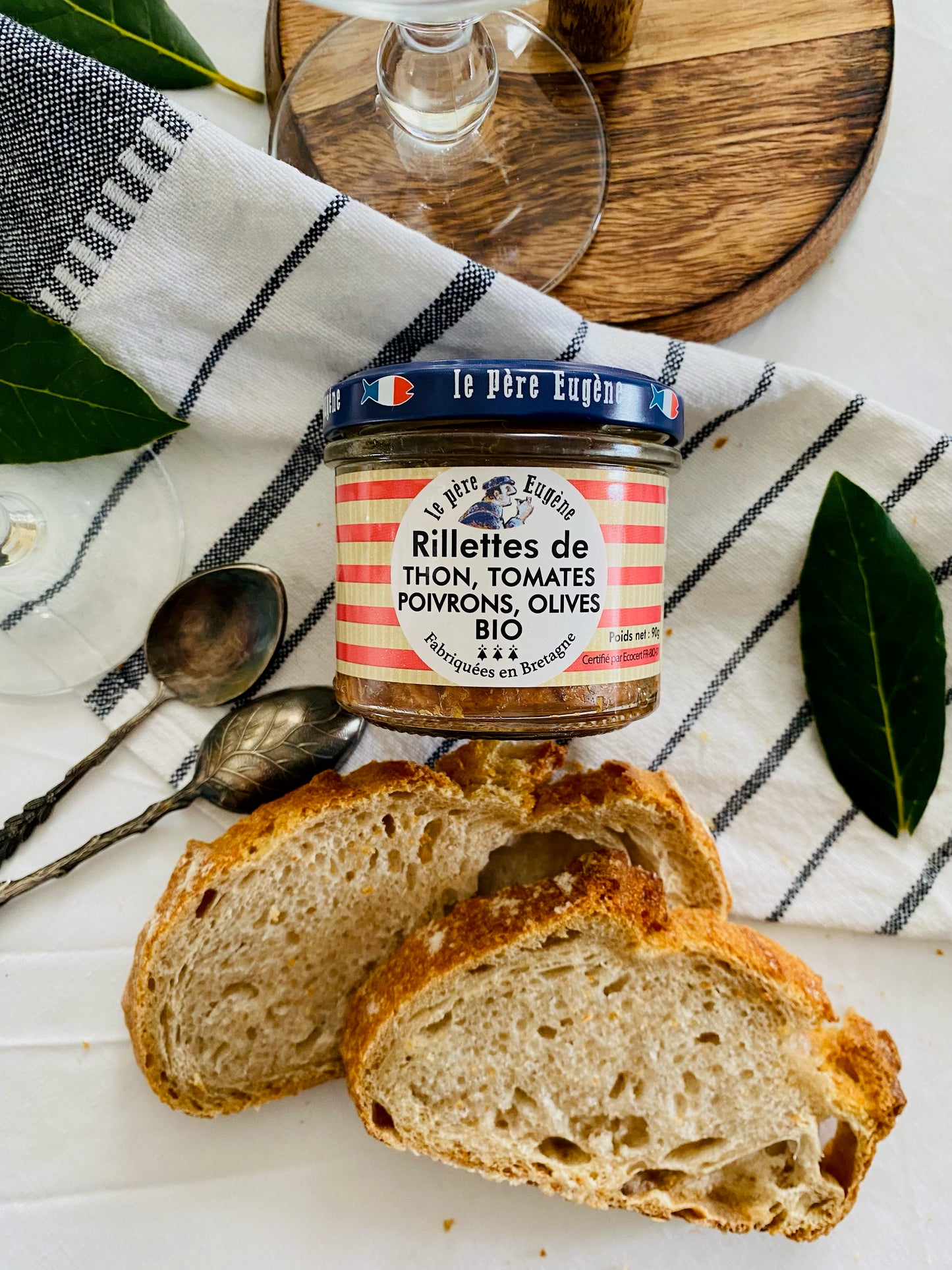 Thunfisch-Rillettes mit Bio-Tomaten, Paprika und Oliven